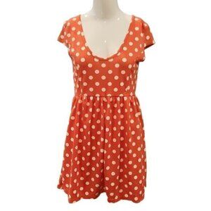 [Kirra] Polka-dot Elasticized Waist Dress - Size L